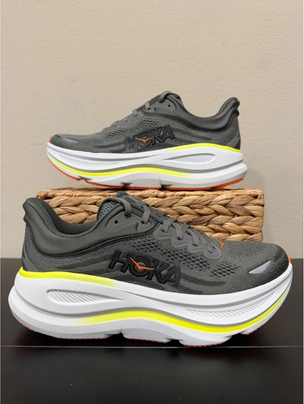 Size 9 - Hoka Bondi 9 “Asphalt Grey Gravel